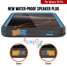 Cargar imagen en el visor de la galería, Funda impermeable para iPhone 16 Pro, Punkcase [Extreme Series] Armor Cover con protector de pantalla incorporado [azul marino]
