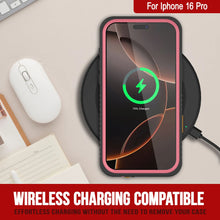Cargar imagen en el visor de la galería, Funda impermeable para iPhone 16 Pro, Punkcase [Extreme Series] Armor Cover con protector de pantalla incorporado [rosa]
