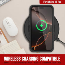 Cargar imagen en el visor de la galería, Funda impermeable para iPhone 16 Pro, Punkcase [Extreme Series] Armor Cover con protector de pantalla incorporado [Negro]
