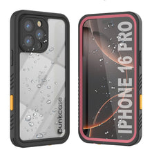 Cargar imagen en el visor de la galería, Funda impermeable para iPhone 16 Pro, Punkcase [Extreme Series] Armor Cover con protector de pantalla incorporado [rosa]
