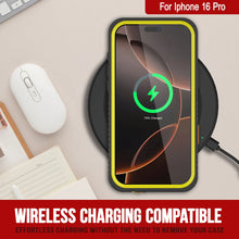 Cargar imagen en el visor de la galería, Funda impermeable para iPhone 16 Pro, Punkcase [Extreme Series] Armor Cover con protector de pantalla incorporado [amarillo]
