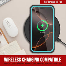 Cargar imagen en el visor de la galería, Funda impermeable para iPhone 16 Pro, Punkcase [Extreme Series] Armor Cover con protector de pantalla incorporado [verde azulado]
