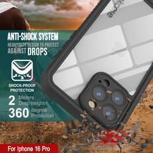 Cargar imagen en el visor de la galería, Funda impermeable para iPhone 16 Plus, Punkcase [Extreme Series] Armor Cover con protector de pantalla incorporado [Rojo]
