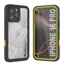 Cargar imagen en el visor de la galería, Funda impermeable para iPhone 16 Pro, Punkcase [Extreme Series] Armor Cover con protector de pantalla incorporado [amarillo]
