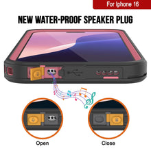 Cargar imagen en el visor de la galería, Funda impermeable para iPhone 16, Punkcase [Extreme Mag Series] Armor Cover con protector de pantalla incorporado [rosa]
