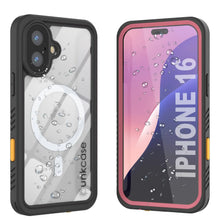 Cargar imagen en el visor de la galería, Funda impermeable para iPhone 16, Punkcase [Extreme Mag Series] Armor Cover con protector de pantalla incorporado [rosa]
