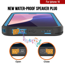 Cargar imagen en el visor de la galería, Funda impermeable para iPhone 16, Punkcase [Extreme Mag Series] Armor Cover con protector de pantalla incorporado [azul]
