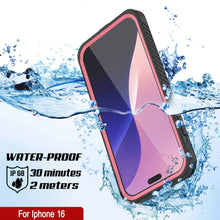 Cargar imagen en el visor de la galería, Funda impermeable para iPhone 16, Punkcase [Extreme Mag Series] Armor Cover con protector de pantalla incorporado [rosa]
