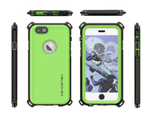 Cargar imagen en el visor de la galería, iPhone 6S/6 Waterproof Case, Ghostek® Nautical Green Series| Underwater | Aluminum Frame | Ultra Fit (Color in image: Black)
