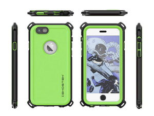 iPhone 6S/6 Waterproof Case, Ghostek® Nautical Green Series| Underwater | Aluminum Frame | Ultra Fit (Color in image: Black)