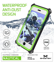 Cargar imagen en el visor de la galería, iPhone 6S/6 Waterproof Case, Ghostek® Nautical Green Series| Underwater | Aluminum Frame | Ultra Fit (Color in image: Purple)
