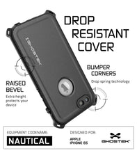 Cargar imagen en el visor de la galería, iPhone 6S/6 Waterproof Case, Ghostek® Nautical Black Series| Underwater | Aluminum Frame | Ultra Fit (Color in image: Green)
