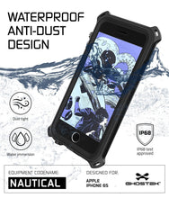 Cargar imagen en el visor de la galería, iPhone 6S/6 Waterproof Case, Ghostek® Nautical Black Series| Underwater | Aluminum Frame | Ultra Fit (Color in image: Pink)
