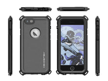 Cargar imagen en el visor de la galería, iPhone 6S/6 Waterproof Case, Ghostek® Nautical Black Series| Underwater | Aluminum Frame | Ultra Fit (Color in image: White)
