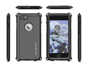 iPhone 6S/6 Waterproof Case, Ghostek® Nautical Black Series| Underwater | Aluminum Frame | Ultra Fit (Color in image: White)