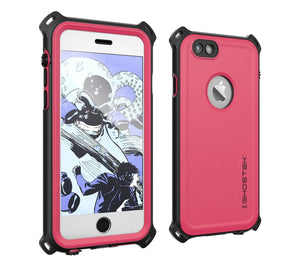 iPhone 6S/6 Waterproof Case, Ghostek® Nautical Pink Series| Underwater | Aluminum Frame | Ultra Fit (Color in image: Pink)