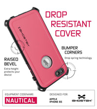 Cargar imagen en el visor de la galería, iPhone 6S/6 Waterproof Case, Ghostek® Nautical Pink Series| Underwater | Aluminum Frame | Ultra Fit (Color in image: White)
