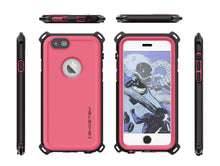 Cargar imagen en el visor de la galería, iPhone 6S/6 Waterproof Case, Ghostek® Nautical Pink Series| Underwater | Aluminum Frame | Ultra Fit (Color in image: Black)
