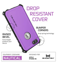 Cargar imagen en el visor de la galería, iPhone 6S/6 Waterproof Case, Ghostek® Nautical Purple Series| Underwater | Aluminum Frame (Color in image: White)
