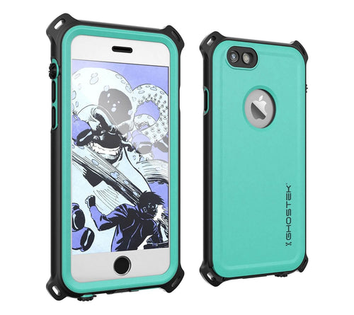 iPhone 6S/6 Waterproof Case, Ghostek® Nautical Teal Series| Underwater | Aluminum Frame | Ultra Fit (Color in image: Teal)