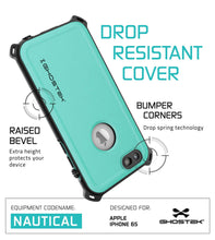 Cargar imagen en el visor de la galería, iPhone 6S/6 Waterproof Case, Ghostek® Nautical Teal Series| Underwater | Aluminum Frame | Ultra Fit (Color in image: Green)
