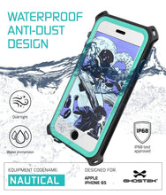 Cargar imagen en el visor de la galería, iPhone 6S/6 Waterproof Case, Ghostek® Nautical Teal Series| Underwater | Aluminum Frame | Ultra Fit (Color in image: Pink)
