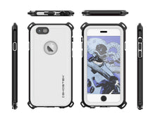 Cargar imagen en el visor de la galería, iPhone 6S/6 Waterproof Case, Ghostek® Nautical White Series| Underwater | Aluminum Frame | Ultra Fit (Color in image: Black)
