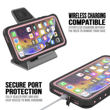 Load image into Gallery viewer, iPhone 11 Pro Max Waterproof IP68 Case, Punkcase [Pink] [StudStar Series] [Slim Fit] [Dirtproof] (Color in image: white)
