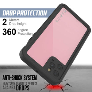 iPhone 11 Pro Max Waterproof IP68 Case, Punkcase [Pink] [StudStar Series] [Slim Fit] [Dirtproof] (Color in image: black)