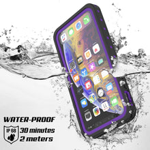 Cargar imagen en el visor de la galería, iPhone 11 Pro Waterproof IP68 Case, Punkcase [Purple] [StudStar Series] [Slim Fit] [Dirtproof] (Color in image: Clear.)
