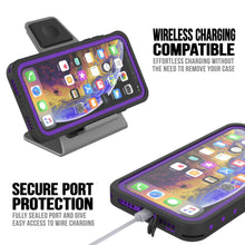 Load image into Gallery viewer, iPhone 11 Pro Max Waterproof IP68 Case, Punkcase [Purple] [StudStar Series] [Slim Fit] [Dirtproof] (Color in image: pink)
