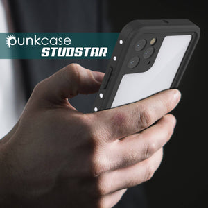 iPhone 11 Pro Waterproof IP68 Case, Punkcase [White] [StudStar Series] [Slim Fit] [Dirtproof] (Color in image: purple)