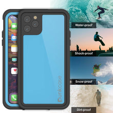 Load image into Gallery viewer, iPhone 11 Pro Max Waterproof IP68 Case, Punkcase [Light blue] [StudStar Series] [Slim Fit] [Dirtproof] (Color in image: red)
