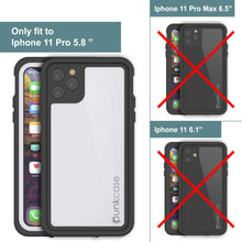 Cargar imagen en el visor de la galería, iPhone 11 Pro Waterproof IP68 Case, Punkcase [White] [StudStar Series] [Slim Fit] [Dirtproof] (Color in image: teal)
