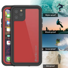 Load image into Gallery viewer, iPhone 11 Pro Max Waterproof IP68 Case, Punkcase [Red] [StudStar Series] [Slim Fit] (Color in image: purple)
