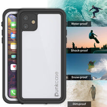 Cargar imagen en el visor de la galería, iPhone 11 Waterproof IP68 Case, Punkcase [White] [StudStar Series] [Slim Fit] [Dirtproof] (Color in image: red)
