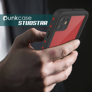 iPhone 11 Waterproof IP68 Case, Punkcase [Red] [StudStar Series] [Slim Fit] (Color in image: light green)