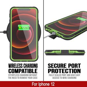 WIRELESS CHARGING SECURE PORT COMPATIBLE PROTECTION EFFORTLESS CHARGING WITHOUT FULLY SEALED PORT AND GIVE EASY THE NEED TO REMOVE YOUR CASE ACCESS TO WIRE CHARGING For Iphone 12 