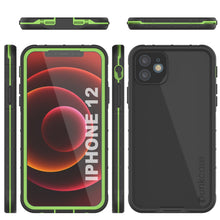 Cargar imagen en el visor de la galería, Punkcase iPhone 13 Waterproof Case [Aqua Series] Armor Cover [Black] (Color in image: Teal)
