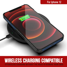 Cargar imagen en el visor de la galería, iPhone 12 Case, Punkcase CarbonShield, Heavy Duty &amp; Ultra Thin 2 Piece Dual Layer [shockproof] 
