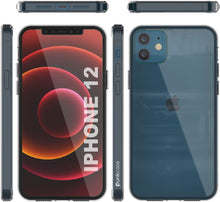 Cargar imagen en el visor de la galería, iPhone 12 Case Punkcase® LUCID 2.0 Clear Series Series w/ PUNK SHIELD Screen Protector | Ultra Fit (Color in image: white)
