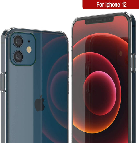 iPhone 12 Case Punkcase® LUCID 2.0 Clear Series Series w/ PUNK SHIELD Screen Protector | Ultra Fit (Color in image: clear)