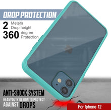 Cargar imagen en el visor de la galería, iPhone 12 Case Punkcase® LUCID 2.0 Teal Series w/ PUNK SHIELD Screen Protector | Ultra Fit (Color in image: pink)
