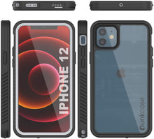 Cargar imagen en el visor de la galería, iPhone 12  Waterproof Case, Punkcase [Extreme Series] Armor Cover W/ Built In Screen Protector [White] (Color in image: White)
