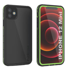 Cargar imagen en el visor de la galería, Punkcase iPhone 13 Mini Waterproof Case [Aqua Series] Armor Cover [Black] (Color in image: Black)
