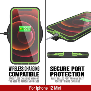 WIRELESS CHARGING SECURE PORT COMPATIBLE PROTECTION EFFORTLESS CHARGING WITHOUT FULLY SEALED PORT AND GIVE EASY THE NEED TO REMOVE YOUR CASE ACCESS TO WIRE CHARGING For Iphone 12 Mini 
