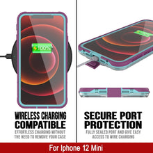 Cargar imagen en el visor de la galería, WIRELESS CHARGING COMPATIBLE EFFORTLESS CHARGING WITHOUT THE NEED TO REMOVE YOUR CASE SECURE PORT PROTECTION FULLY SEALED PORT AND GIVE EASY ACCESS TO WIRE CHARGING For Iphone 12 Mini 
