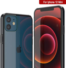 Cargar imagen en el visor de la galería, iPhone 12 Mini Case Punkcase® LUCID 2.0 Crystal Black Series w/ PUNK SHIELD Screen Protector | Ultra Fit (Color in image: purple)
