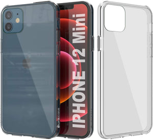 iPhone 12 Mini Case Punkcase® LUCID 2.0 Clear Series Series w/ PUNK SHIELD Screen Protector | Ultra Fit (Color in image: clear)