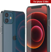 Cargar imagen en el visor de la galería, iPhone 12 Mini Case Punkcase® LUCID 2.0 Clear Series Series w/ PUNK SHIELD Screen Protector | Ultra Fit (Color in image: crystal pink)
